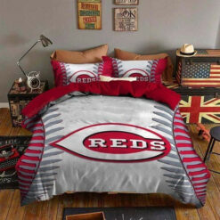Cincinnati Reds B170951 Bedding Set (duvet Cover & Pillow Cases)