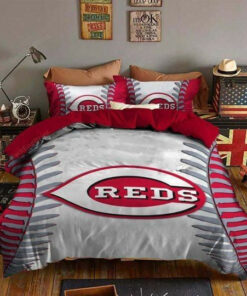 Cincinnati Reds B170951 Bedding Set (duvet Cover & Pillow Cases)