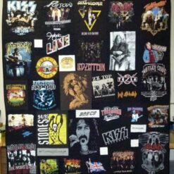 Classic Rock Bands Quilt Blanket