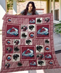 Colorado Avalanche Quilt Blanket