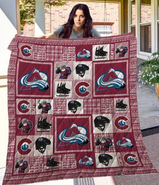Colorado Avalanche Quilt Blanket Colorado Avalanche Quilt Blanket