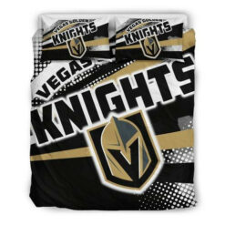 Colorful Shine Amazing Vegas Golden Knights 3d Customizedbedding Sets Duvet Cover Bedroom Sets Bedlinen