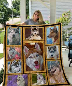 Cozy Canine Elegant Dog Gallery Fleece Blanket