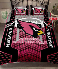 Custom Name Arizona Cardinals Bedding Set