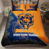 Custom Name Chicago Bears Bedding Set - Custom Name Chicago Bears Duvet Covers - Chicago Bears Nfl Bedding Set - Chicago Bears Nfl Fan Tdvc81