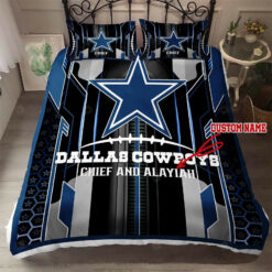 Custom Name Dallas Cowboys Bedding Set