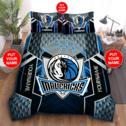 Custom Name Dallas Mavericks Bedding Set Custom Name Dallas Mavericks Duvet Cover Custom Name Dallas Mavericks Nba Comforter Sets Tdv018