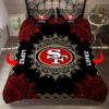 Custom Name San Francisco 49ers Bedding Set Custom Name San Francisco 49ers Duvet Covers Custom Name San Francisco 49ers Nfl Fan L728