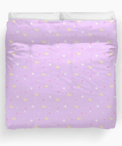 Cute Pink Sailor Moon Bunny Duvet Cover Bedding Set