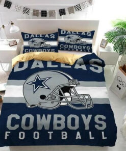 Dallas Cowboys Football Logo Helmet Bedding Set