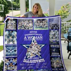 Dallas Cowboys Quilt Blanket 03