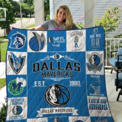 Dallas Mavericks Quilt Blanket 01