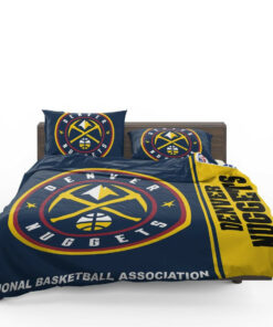 Denver Nuggets Nba Basketball Bedding Set