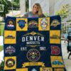 Denver Nuggets Quilt Blanket Ver 17