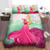Disney Princess Aurora In Front Of The Castle Bed Sheet Duvet Cover Bedding Sets