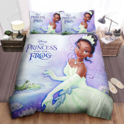 Disney Princess Tiana From The Princess And The Frog Bed Sheet Duvet Cover Bedding Sets