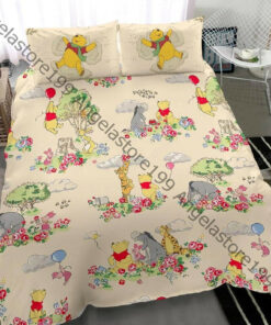 Disney Winnie-the-pooh Bedding Set - Disney Winnie-the-pooh Duvet Covers - Disney Winnie-the-pooh Comforter Sets - Love Disney Pooh Gift Tdv012