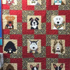 Dog Beautiful Faces Group Quilt Blanket Great Customized Blanket Gifts For Birthday Christmas Thanksgiving