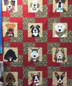Dog Beautiful Faces Group Quilt Blanket Great Customized Blanket Gifts For Birthday Christmas Thanksgiving