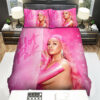Doja Cat Hot Pink Album Art Cover Bed Sheets Spread Duvet Cover Bedding Sets