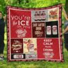 Dr Pepper Diet Quilt Blanket