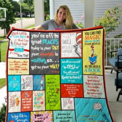 Dr Seuss Quilt Blanket 01