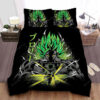 Dragon Ball Super Saiyan Broly Art Bed Sheet Duvet Cover Bedding Sets