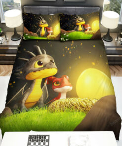 Dragons: Rescue Riders Aggro And Cutter Bed Sheets Spread Duvet Cover Bedding Sets