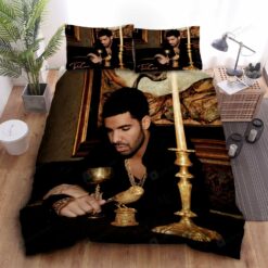 Drake Take Care Album Art Cover Bed Sheets Spread Duvet Cover Bedding Sets