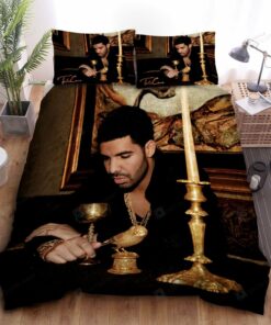 Drake Take Care Album Art Cover Bed Sheets Spread Duvet Cover Bedding Sets