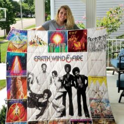 Earth Wind Fire Quilt Blanket 01078