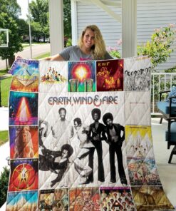 Earth Wind Fire Quilt Blanket 01078