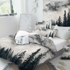 Foggy Forest Bed Sheets Duvet Cover Bedding Sets