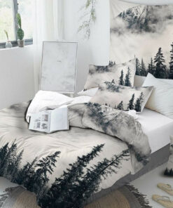 Foggy Forest Bed Sheets Duvet Cover Bedding Sets