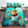 Fortnite Fishstick Skin Portrait Bed Sheets Spread Duvet Cover Bedding Sets