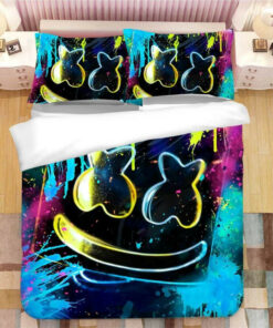 Fortnite Marshmello Dj Duvet Cover Bedding Set