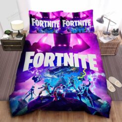 Fortnite Marvel Comic Heroes Skins Bed Sheets Spread Duvet Cover Bedding Set