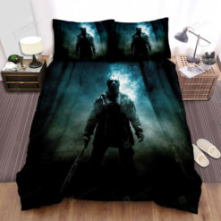 Friday The 13th Welcome To Crystal Lake Movie Poster Ver 2 Bed Sheets Spread Comforter Duvet Cover Bedding Sets