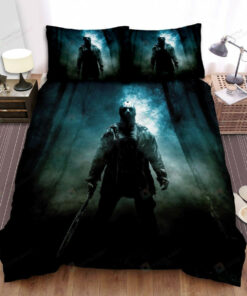 Friday The 13th Welcome To Crystal Lake Movie Poster Ver 2 Bed Sheets Spread Comforter Duvet Cover Bedding Sets