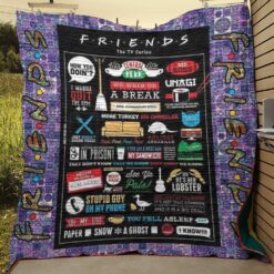 Friends Tv Show 8211 Funniest Moments Quilt Blanket
