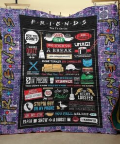 Friends Tv Show 8211 Funniest Moments Quilt Blanket