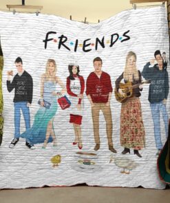 Friends Tv Show Funny Quilt Blanket