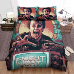 Fright Night Movie Poster I Photo Bed Sheets Spread Comforter Duvet Cover Bedding Sets