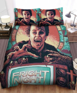 Fright Night Movie Poster I Photo Bed Sheets Spread Comforter Duvet Cover Bedding Sets