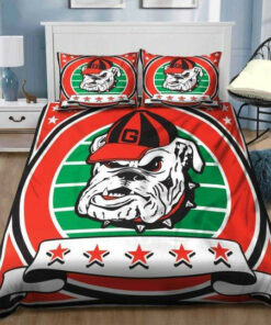 Georgia Bulldogs B130950 Bedding Set Sleepy Halloweenand Christmas Sale