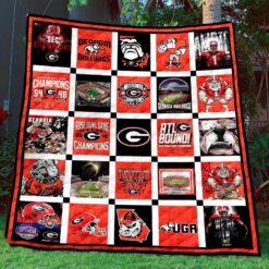Georgia Bulldogs Ver1 Quilt Blanket
