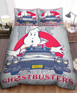 Ghostbusters Who Ya Gonna Call Bed Sheets Duvet Cover Bedding Set
