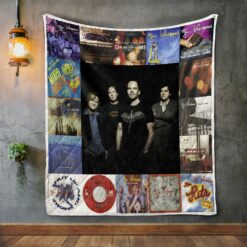 Gin Blossoms Album Covers Quilt Blanket