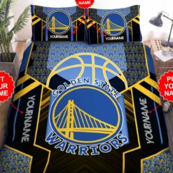 Golden State Warriors Bedding Set Custom Name Golden State Warriors Duvet Covers Warriors Nba Bedding Set Warriors Nba Fans Gift Hc Cb75