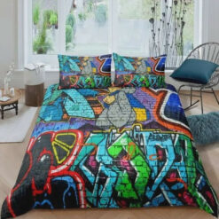 Graffiti Street Culture Bed Sheets Duvet Cover Bedding Sets